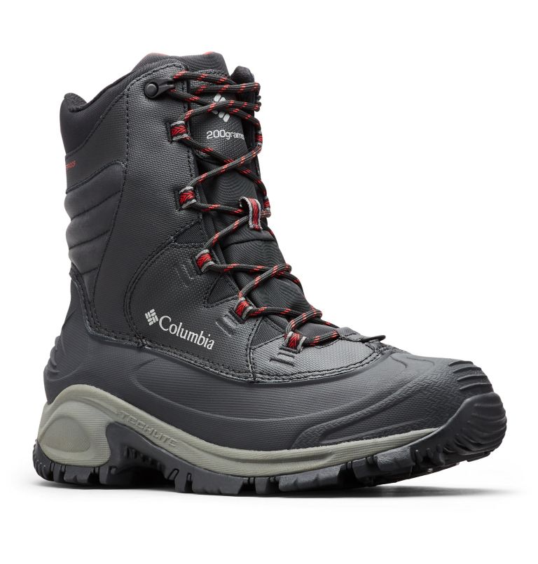 Columbia Bugaboot™ III Men's Winter Boots Black/Light Red | DGY2754SV