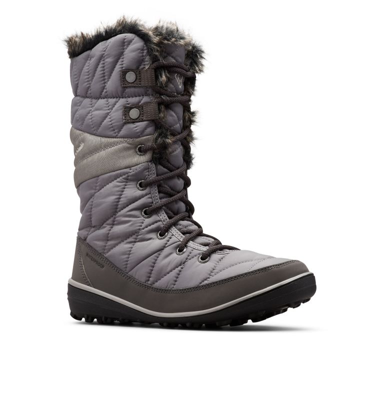 Columbia Heavenly™ Omni-Heat™ Waterproof Women's Snow Boots Grey/Chocolate | FRI7549PT