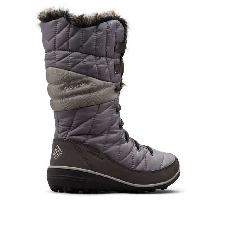 Columbia Heavenly™ Omni-Heat™ Waterproof Women's Snow Boots Grey/Chocolate | FRI7549PT