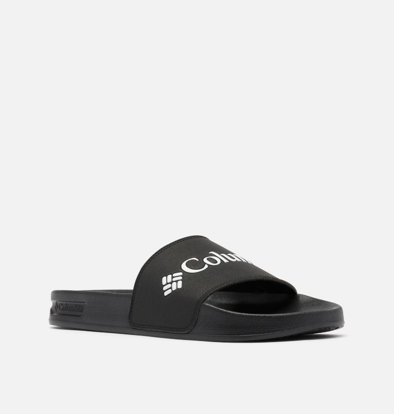 Columbia Hood River™ Slide Men's Sandals Black/White | XKV735HD