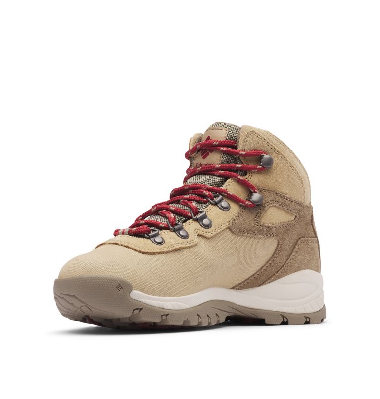 Columbia Newton Ridge™ Canvas Waterproof Women's Hiking Boots Red | QLL858NO