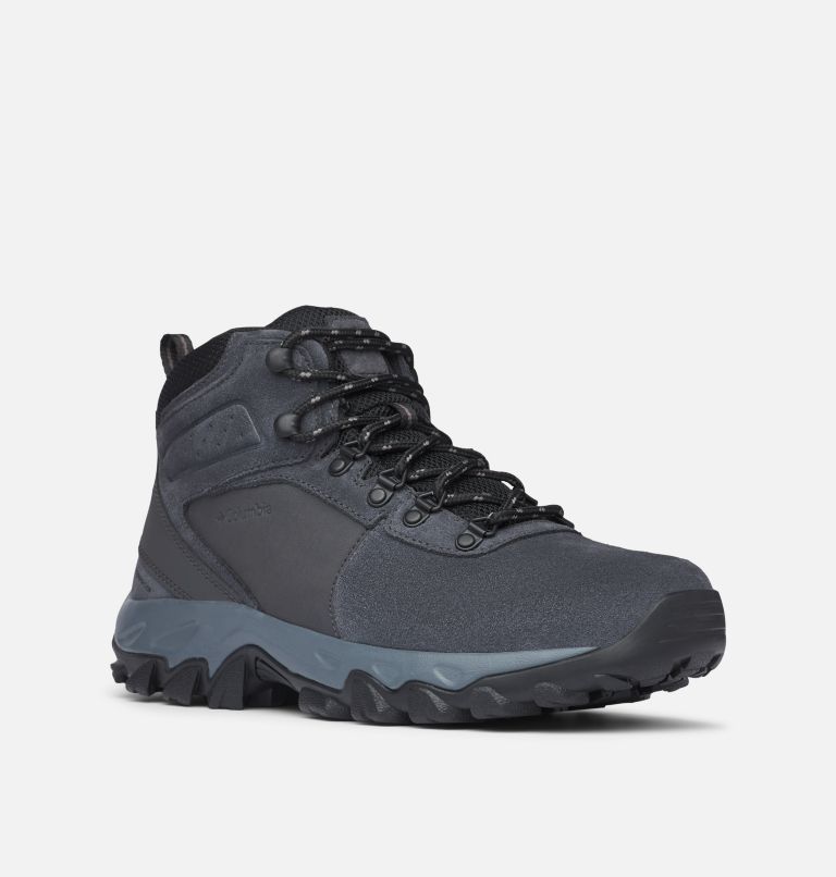 Columbia Newton Ridge™ Plus II Suede Waterproof Men's Hiking Boots Dark Grey/Black | TRG6474LH