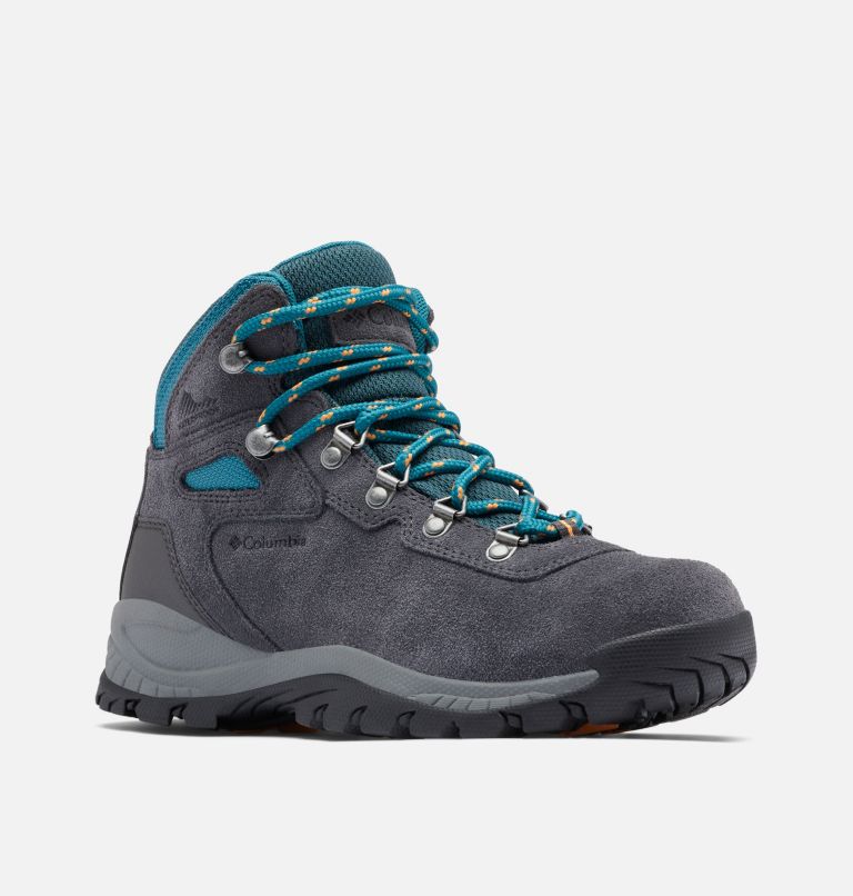 Columbia Newton Ridge™ Plus Waterproof Amped Women's Hiking Boots Dark Grey/Blue | FEX7149VL