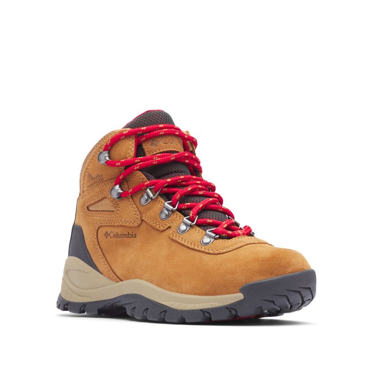 Columbia Newton Ridge™ Plus Waterproof Amped Women's Hiking Boots Blue/Red | GUM3581EO