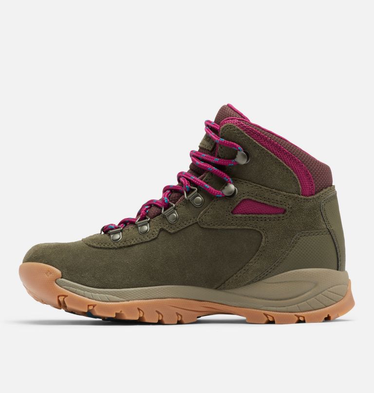 Columbia Newton Ridge™ Plus Waterproof Amped Women's Hiking Boots Olive/Red | YHO7158HZ