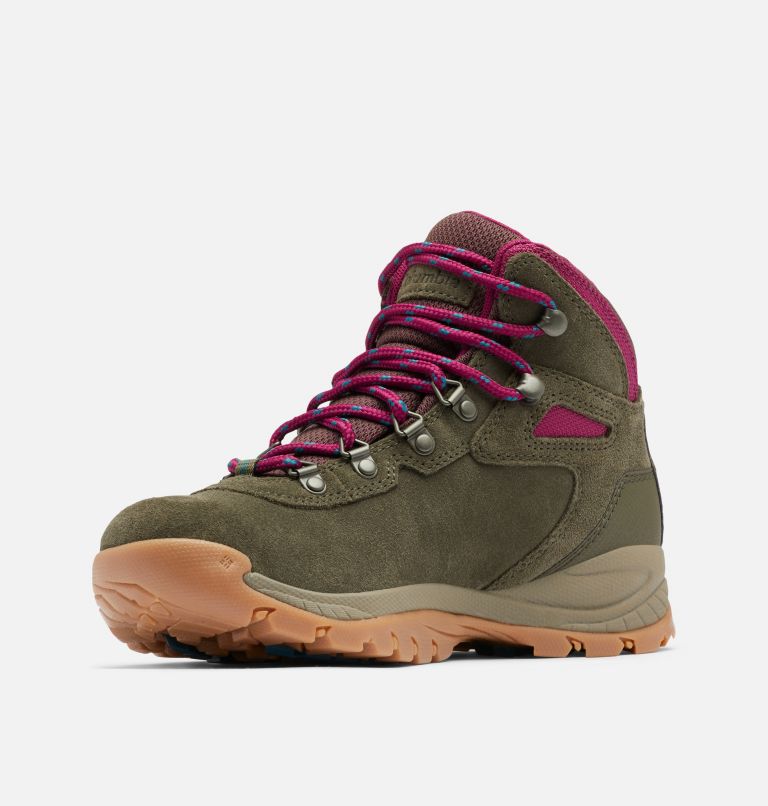 Columbia Newton Ridge™ Plus Waterproof Amped Women's Hiking Boots Olive/Red | YHO7158HZ