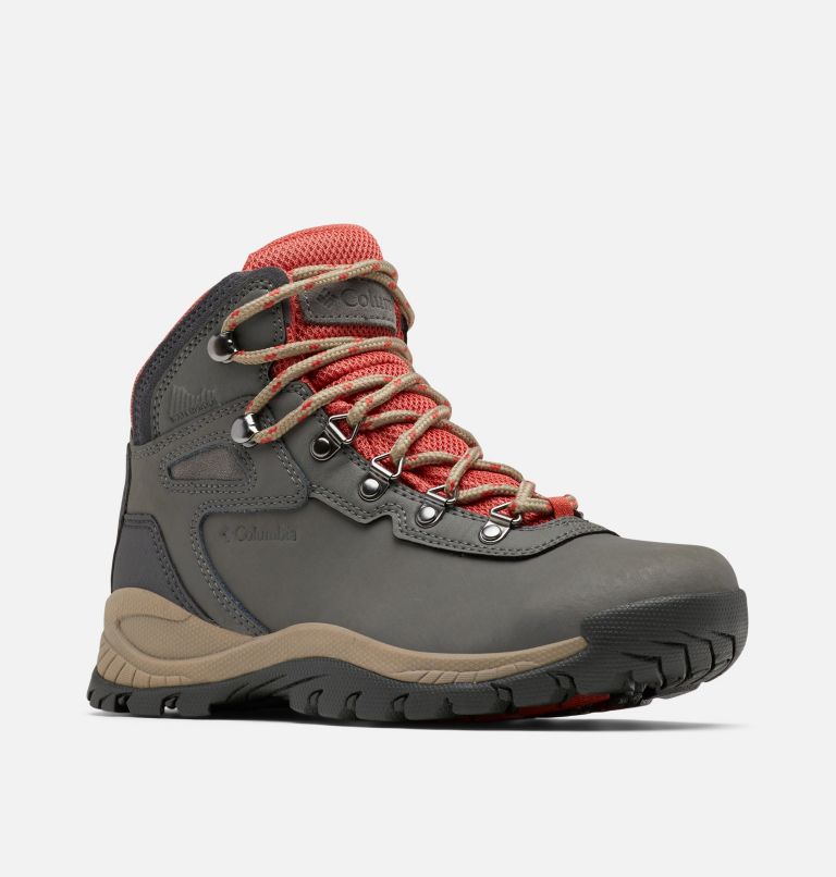 Columbia Newton Ridge™ Plus Waterproof Women's Hiking Boots Grey/Coral | ACP8632EO