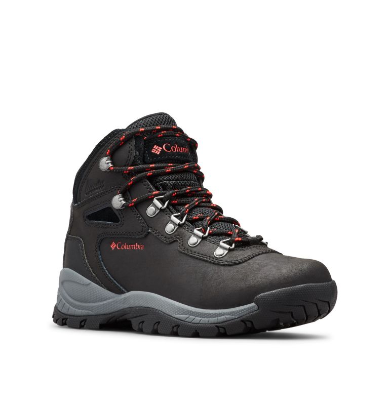 Columbia Newton Ridge™ Plus Waterproof Women's Hiking Boots Black/Red | IVH8562VQ