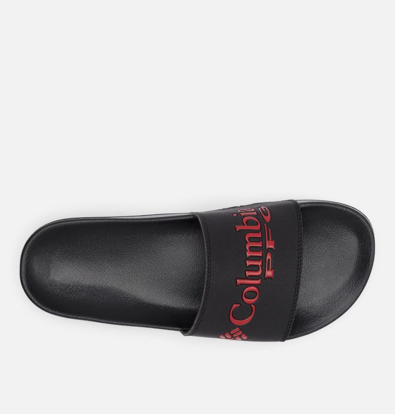 Columbia PFG Tidal Ray™ Slide Men's Sandals Black/Red | DMT140UG