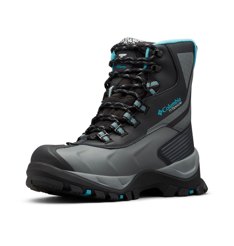 Columbia Powderhouse Titanium Omni-Heat™ 3D OutDry™ Women's Winter Boots Black | QSI9093MJ